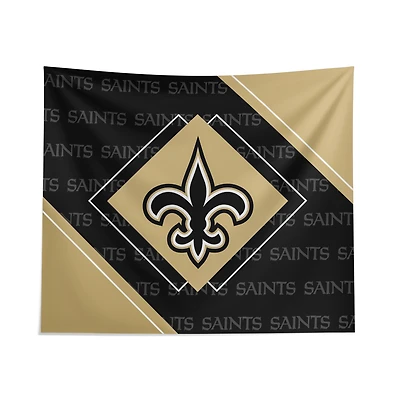 Pegasus New Orleans Saints 51" x 60" Diamond Boxed Wall Tapestry