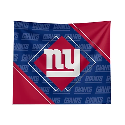Pegasus New York Giants 51" x 60" Diamond Boxed Wall Tapestry