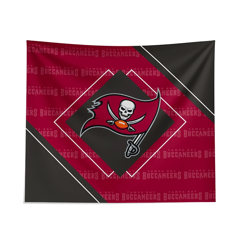 Pegasus Tampa Bay Buccaneers 51" x 60" Diamond Boxed Wall Tapestry