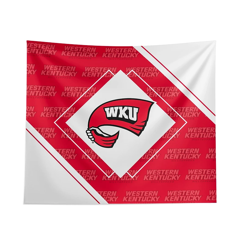 Pegasus Western Kentucky Hilltoppers 51" x 60" Diamond Boxed Wall Tapestry