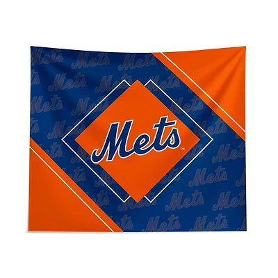 Pegasus New York Mets 51" x 60" Diamond Boxed Wall Tapestry