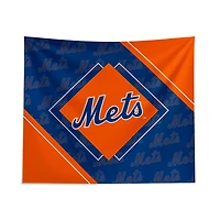 Pegasus New York Mets 51" x 60" Diamond Boxed Wall Tapestry