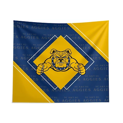 Pegasus North Carolina A&T Aggies 51" x 60" Diamond Boxed Wall Tapestry
