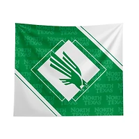 Pegasus North Texas Mean Green 51" x 60" Diamond Boxed Wall Tapestry