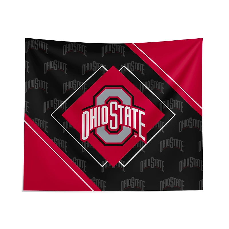 Pegasus Ohio State Buckeyes 51" x 60" Diamond Boxed Wall Tapestry