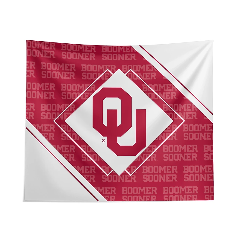 Pegasus Oklahoma Sooners 51" x 60" Diamond Boxed Wall Tapestry