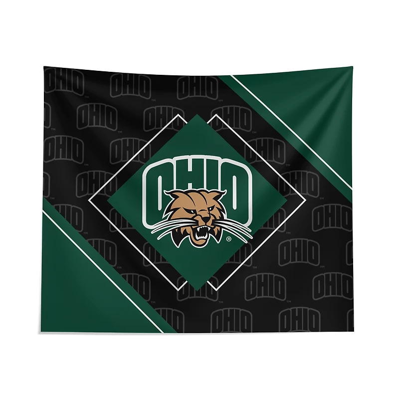 Pegasus Ohio Bobcats 51" x 60" Diamond Boxed Wall Tapestry