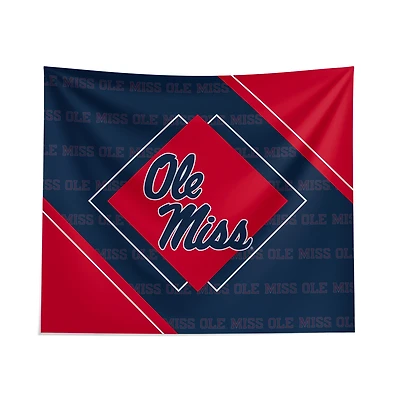 Pegasus Ole Miss Rebels 51" x 60" Diamond Boxed Wall Tapestry