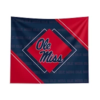 Pegasus Ole Miss Rebels 51" x 60" Diamond Boxed Wall Tapestry