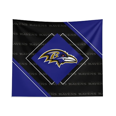 Pegasus Baltimore Ravens 51" x 60" Diamond Boxed Wall Tapestry