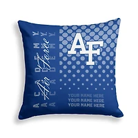 Pegasus Air Force Falcons 18" x 18" Script Dot Fade Personalized Decor Pillow