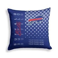 Pegasus Buffalo Bills 18" x 18" Script Dot Fade Personalized Decor Pillow