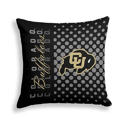 Pegasus Colorado Buffaloes 18" x 18" Script Dot Fade Personalized Decor Pillow