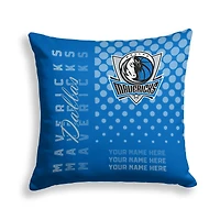 Pegasus Dallas Mavericks 18" x 18" Script Dot Fade Personalized Decor Pillow