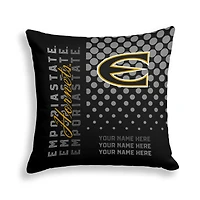 Pegasus Emporia State Hornets 18" x 18" Script Dot Fade Personalized Decor Pillow