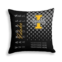Pegasus Idaho Vandals 18" x 18" Script Dot Fade Personalized Decor Pillow