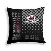 Pegasus New Mexico State Aggies 18" x 18" Script Dot Fade Personalized Decor Pillow