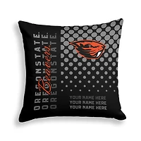 Pegasus Oregon State Beavers 18" x 18" Script Dot Fade Personalized Decor Pillow