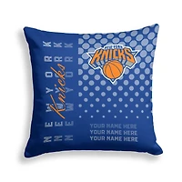 Pegasus New York Knicks 18" x 18" Script Dot Fade Personalized Decor Pillow