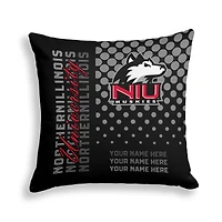 Pegasus Northern Illinois Huskies 18" x 18" Script Dot Fade Personalized Decor Pillow