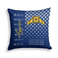 Pegasus North Carolina A&T Aggies 18" x 18" Script Dot Fade Personalized Decor Pillow
