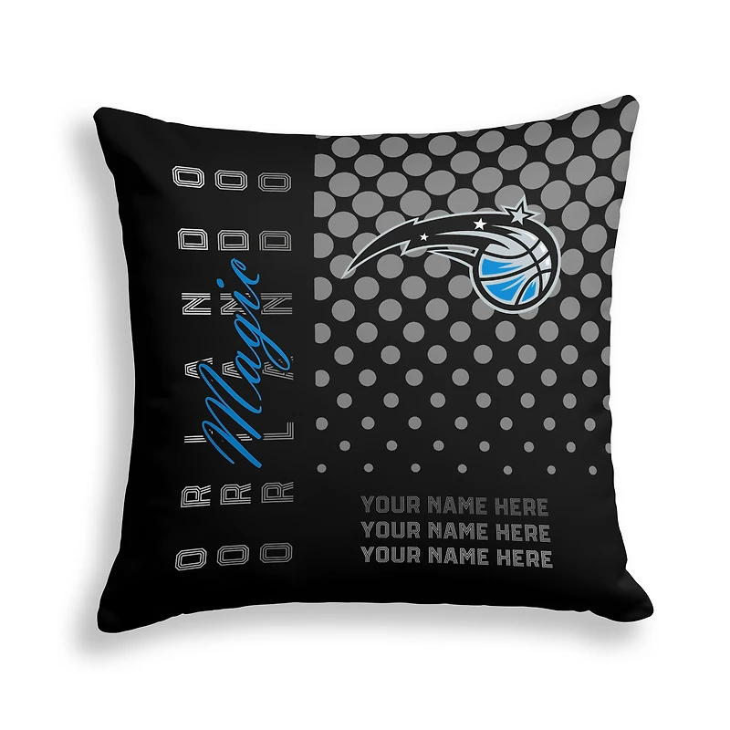 Pegasus Orlando Magic 18" x 18" Script Dot Fade Personalized Decor Pillow