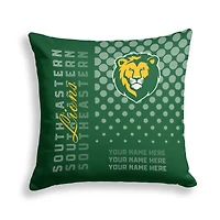 Pegasus Southeastern Louisiana Lions 18" x 18" Script Dot Fade Personalized Decor Pillow