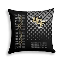 Pegasus UCF Knights 18" x 18" Script Dot Fade Personalized Decor Pillow