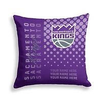 Pegasus Sacramento Kings 18" x 18" Script Dot Fade Personalized Decor Pillow