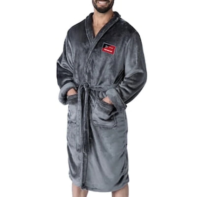Unisex The Northwest Group Gray Atlanta Falcons Snipe Personalized Robe
