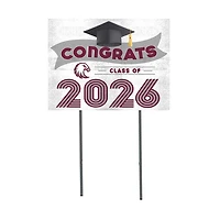 Augsburg Auggies 18" x 24" 2026 Grad Yard Sign with Stakes