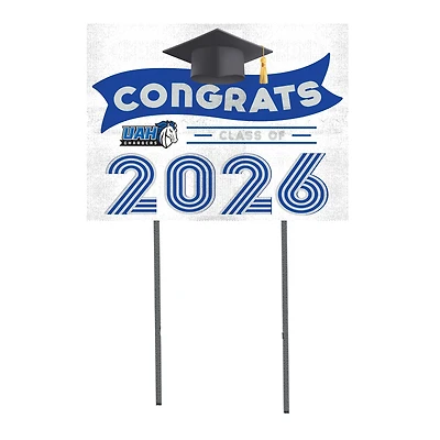 UAH Chargers 18" x 24" 2026 Grad Yard Sign with Stakes
