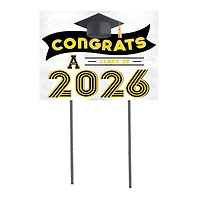 Appalachian State Mountaineers 18" x 24" 2026 Grad Yard Sign with Stakes