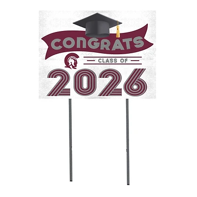 Arkansas Little Rock Trojans 18" x 24" 2026 Grad Yard Sign with Stakes