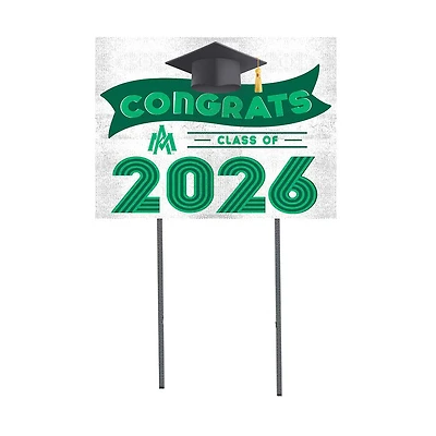 Arkansas-Monticello Boll Weevils 18" x 24" 2026 Grad Yard Sign with Stakes
