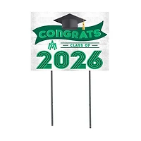 Arkansas-Monticello Boll Weevils 18" x 24" 2026 Grad Yard Sign with Stakes