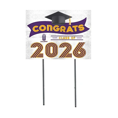 UAlbany Great Danes 18" x 24" 2026 Grad Yard Sign with Stakes