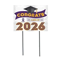 UAlbany Great Danes 18" x 24" 2026 Grad Yard Sign with Stakes
