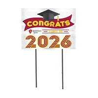 Cal State Stanislaus Warriors 18" x 24" 2026 Grad Yard Sign with Stakes