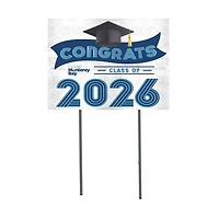 Cal State Monterey Bay Otters 18" x 24" 2026 Grad Yard Sign with Stakes
