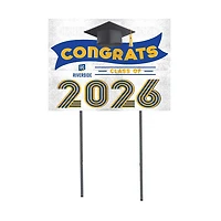 UC Riverside Highlanders 18" x 24" 2026 Grad Yard Sign with Stakes