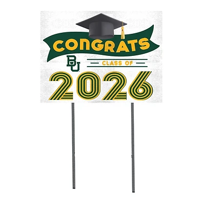 Baylor Bears 18" x 24" 2026 Grad Yard Sign with Stakes