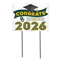 Baylor Bears 18" x 24" 2026 Grad Yard Sign with Stakes