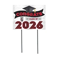 Belmont Abbey Crusaders 18" x 24" 2026 Grad Yard Sign with Stakes