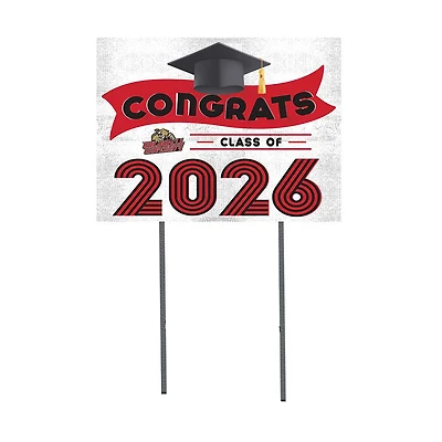 Caldwell Cougars 18" x 24" 2026 Grad Yard Sign with Stakes