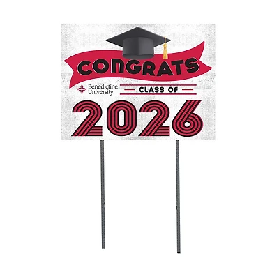 Benedictine Eagles 18" x 24" 2026 Grad Yard Sign with Stakes