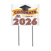 Alfred University Saxons 18" x 24" 2026 Grad Yard Sign with Stakes