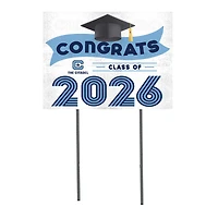 Citadel Bulldogs 18" x 24" 2026 Grad Yard Sign with Stakes