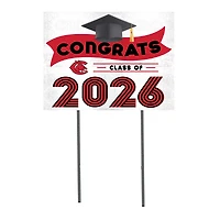 Central Missouri Mules 18" x 24" 2026 Grad Yard Sign with Stakes