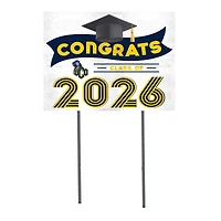 Central Oklahoma Bronchos 18" x 24" 2026 Grad Yard Sign with Stakes